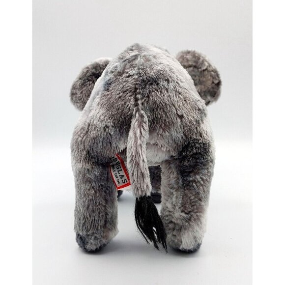 Douglas Cuddle Toys Gray Elephant Plush Stuffed Animal Trunk Up 11" - Picture 3 of 4
